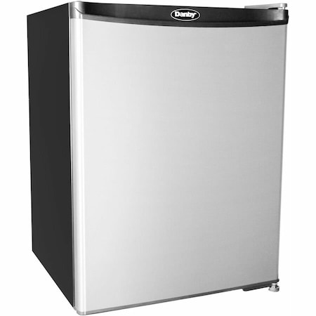Danby Compact Refrigerator, 2.3 cu ft 17-5/8"D DAR022A1SLDB