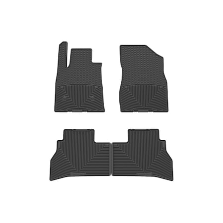 Weathertech Black, Front and Rear All Weather Floor Mats W682-W683