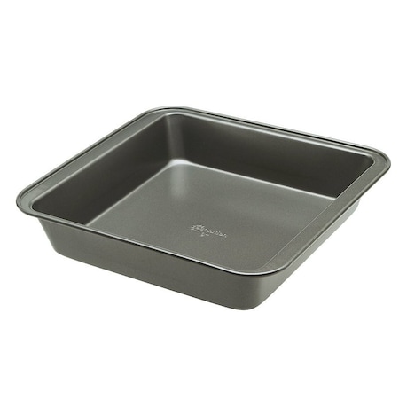 Ecolution BakeIns Cake Pan, Square, 9 in OAL, Carbon Steel, Non-Stick: Yes, Dishwasher Safe: Yes EIGY-7423