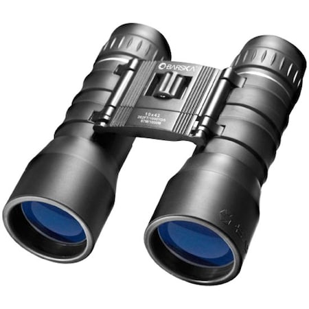 Barska General Binoculars, 10x Magnification, Roof Prism, 262 ft at 1000 yd Field of View AB11364