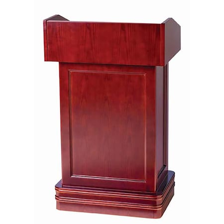 Aarco Podium, Crafted w/ all Hardwood Design and Classic Cherry Finish, 29 1/8''Lx21 5/8''Wx47 1/4''H POD-1