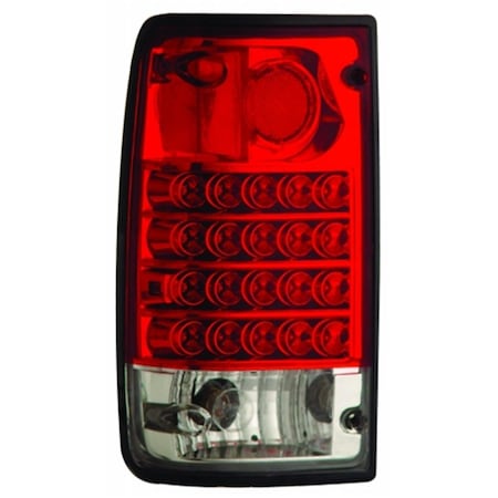 Strike3 Led Taillights Red-Clear ST1672707