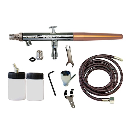 Paasche Talon Double Action Siphon Feed Airbrush Set w/ .66mm head & 1/8BSP Adapter TS-1AS