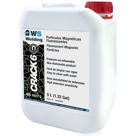 Whale Spray Fluorescent Magnetic Particles, Crack 6, Fluorescent, 5L 1827G0013