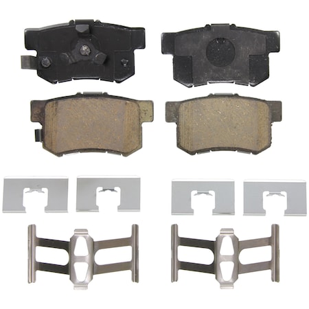 Wagner Brake QuickStop Rear Disc Brake Pad Set Ceramic,  ZD1086