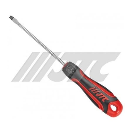 Jtc Auto Tools Heavy Duty Screwdriver, sncm8660 Steel, Triangular Resin-Cast Handle (sl3.0 x 75) 7601