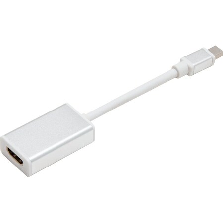 Syba 6 in. Mini DisplayPort v1.2 to HDMI v1.4b 4K Adapter Audio-3D Video Cable SY-ADA33014