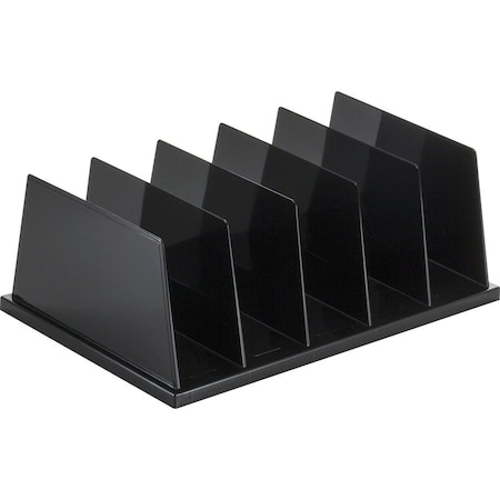 Officemate International Officemate Large Sorter with 5 Compartments Black 21222