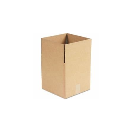 Universal Cubed FixedDepth Corrugated Shipping Boxes, RSC, Large, 10 x 10 x 10, Brown Kraft, 25PK UFS101010