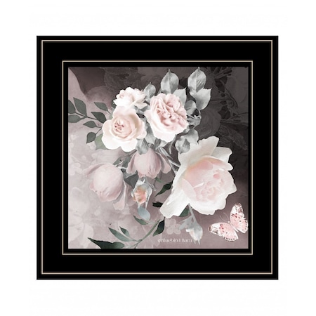 Homeroots Noir Roses IV 5 Black Framed Print Wall Art 407559