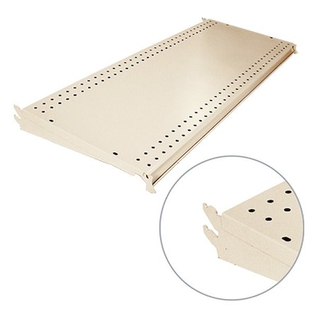 Specialty Store Services Pegboard Shelf, Almond, 1-1/2" H, 48" W 1313