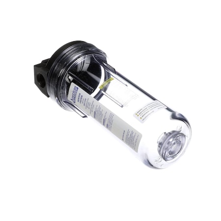 American Plumber Filter Housing with Valve-In-Head, 3/4in Inside NPT Ports, For 10in Filter WVC34