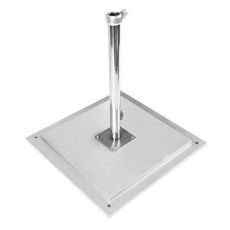 California Umbrella Umbrella Base, Silver, Steel KT-CRL100-170