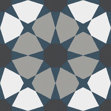 Andova Tiles Monbleu Quellion 8-in. Patterned Look Matte Porcelain Floor & Wall Tile, 15PK ANDMON1411