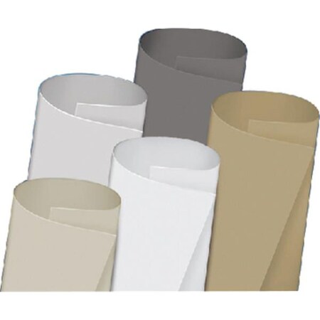 Dicor 9 ft. 6 in. x 50 ft. Tpo, White DCRDFII95W-50