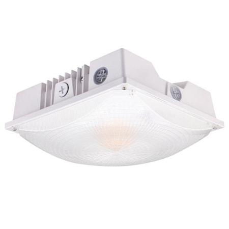 Trace-Lite ECX Series LED Canopy Light, Square, CCT/Power Selectable, 120-277V ECX-40-CP-WH-SC