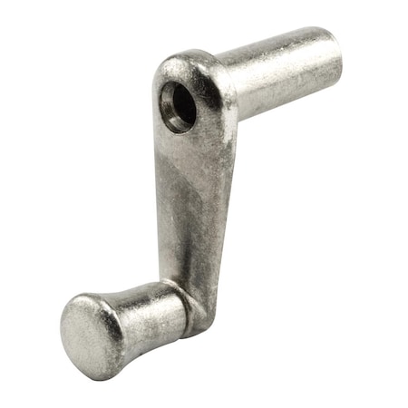 Prime-Line Prime-Line Plated Silver Cast Metal Single-Arm Casement Crank Handle For RV Windows R 7007