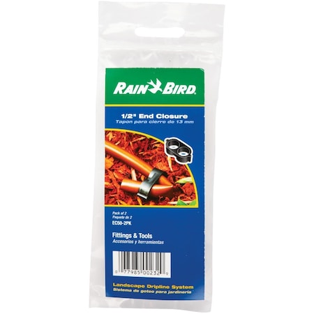 Rain Bird 1/2'' Figure 8 End Clamp, 2PK EC50/2PKS