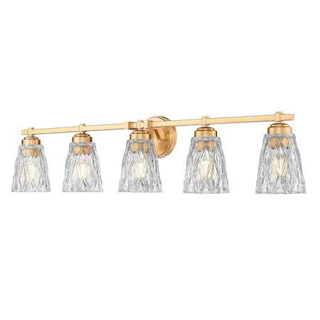 Z-Lite Andree Modern Gold 5 Light Vanity 1960-5V-MGLD