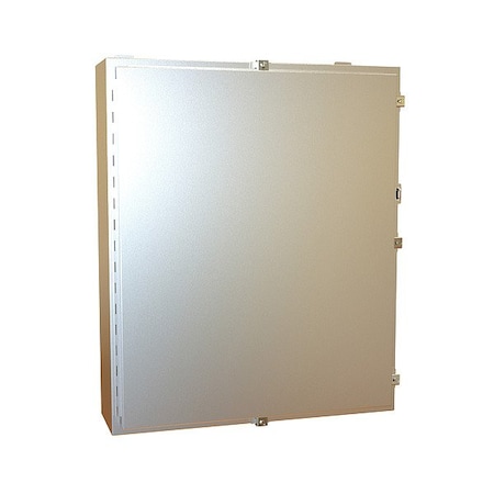 Hammond Clamps Electrical Enclosure, 36 in H, 8 in D, 30 in W, 12, 13, 3R, 4, 4X, Stainless Steel 1418N4SSM8