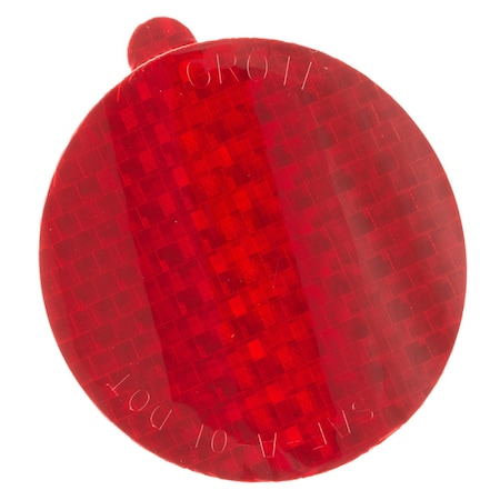 Grote REFLECTOR- 3RND- RED- STICKON- CLASS A T 41142