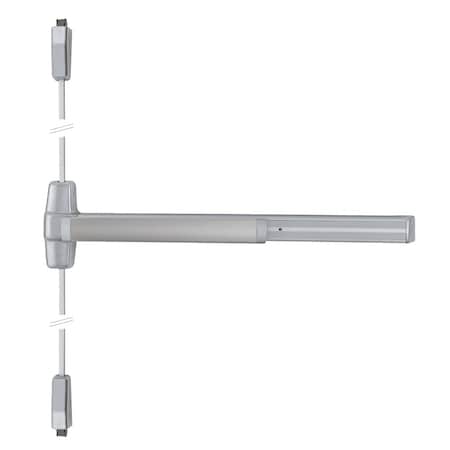Von Duprin Grade 1 Surface Vertical Rod Exit Bar, Hex Key Dogging, Satin Aluminum Clear Anodized 9927EO 3 US28 ALK