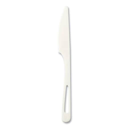 World Centric Cutlery Dispenser Refills, Knife, Plastic, Light Beige, 1000PK KN-PS-6DP