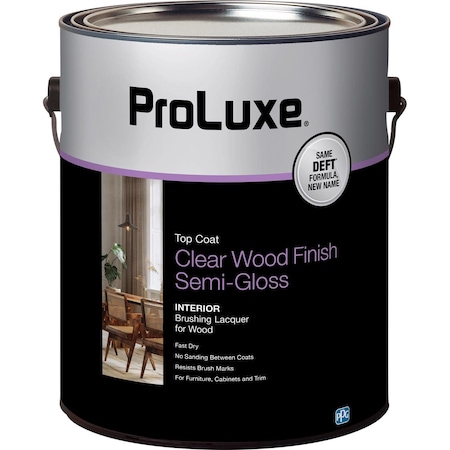 Proluxe Semi-Gloss Clear Oil-Based Brushing Lacquer 1 gal PLX011/01