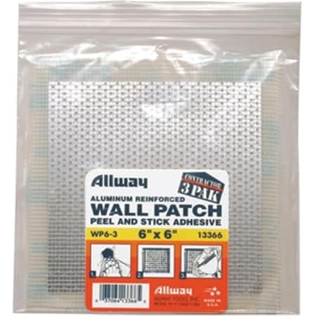 Allway WP63 6 x 6 in. Wall Patch, 30PK 37064133665