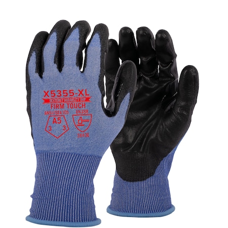 Firm Touch ANSI Cut A5, ABR 3, PUN 2, Premium 21G M, 12PK X5355 M