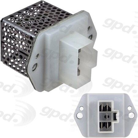 Global Parts Distributors Global HVAC Blower Motor Resistor 1712831