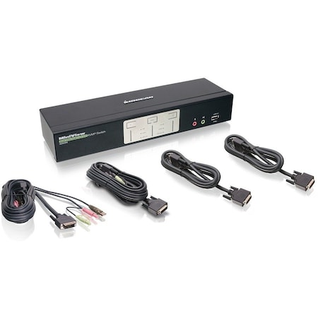 Iogear GCS1642 KVM Switch - 2 Computer(s) - WQXGA - 2560 x 1600 GCS1642