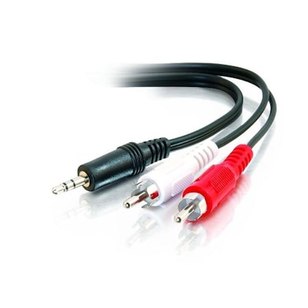 Cb Distributing 12ft Value Series One 3.5mm Stereo Male To Two Rca Stereo Male Y-cable ST538355