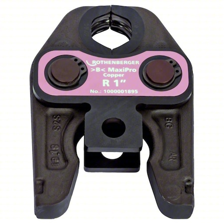 Rothenberger Press Jaw, Steel, 1 in Pipe Size 1000001895