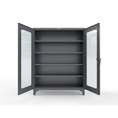 Strong Hold 12 GA Clearview Cabinet 4 Shelves - BFH Lock 56-LD-244-BFH