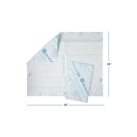 Medline Ultrasorbs Advanced Premium Underpads, 300 lb. Weight Capacity, 30in x 36in, 5PK MSC383500Z