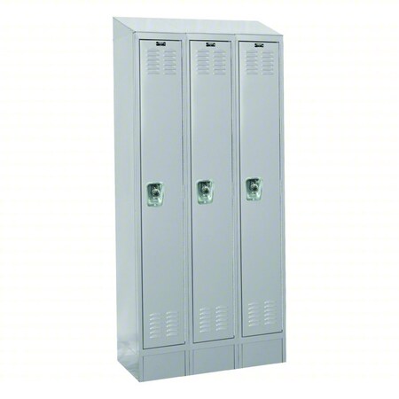 Hallowell Locker, 12 in W, 15 in D, 78 in H URB3258-1ASB-PL