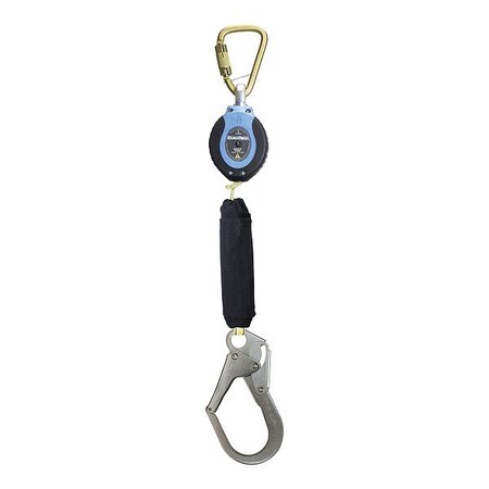Duratech Not Applicable Self-Retracting Lifeline, 9 ft. Length, Carabiner, Steel, 1 Leg(s) 82909SC3