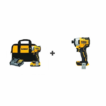 Dewalt DEWALT 20V MAX ATOMIC IMPACT DRIVER 2AH DCF809D1/DCF809B