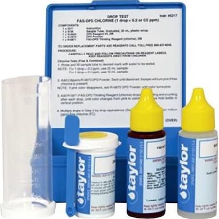 Baystate TTK1515A Chlorine Fas-Dpd Drop Test Kit DIS2927