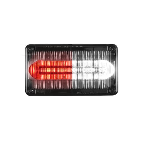 Code 3 LED PrizmIi, With Clear Lens, R/W, 4"X6" 4612CRW-75