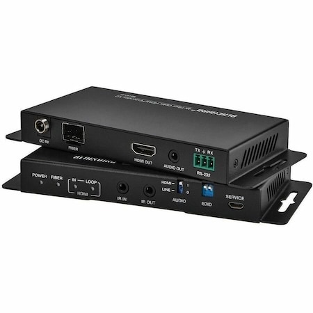 Monoprice Blackbird 4K Fiber Optic HDMI Extender_ 3300feet_ 1000m_ 4k@60Hz_ IR_ 24279