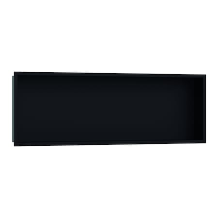 Hansgrohe XtraStoris Original Wall Niche with Integrated Frame 12"x 36"x 4" in Matte Black 56067670