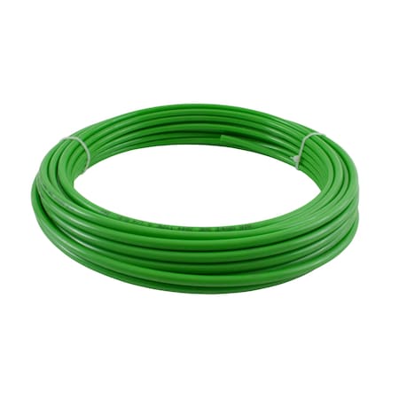 Mytee Products Air Line 1/2in OD x 50ft Green SAE J844 Nylon Air Brake Tubing DOT Approved MP-ABT-1928-04-T