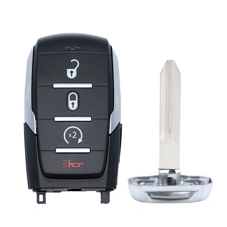 Aks Keys 2019 - 2024 RAM 1500 Smart Key 4B FCC# OHT-4882056 - Silver Sides RC-DODGE-45C