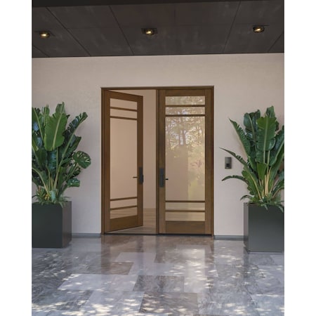 Doornmore G10502, 74.5" x 98" ( 2x36" Door) Right Hand, Mahogany SDL 5 Lite Exterior Door G10502-SW-3696_2_RI