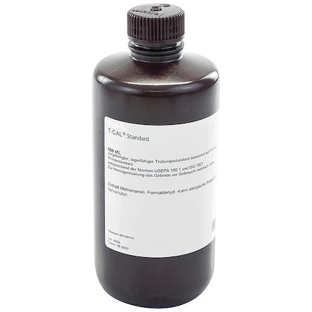 Lovibond Water Testing Solution, 500 mL, 500PK T-CAL TURBIDITY STANDARD, 200 NTU