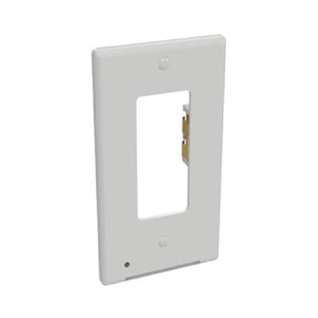Westek WHT LumiCover Wallplate LCR-CDDO-W