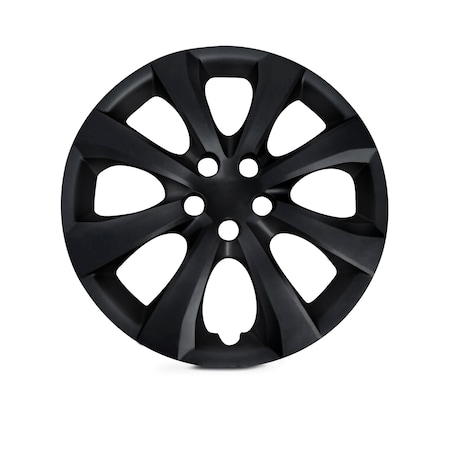 Altertrim 2009-2024 Toyota Corolla 16 in Hubcaps Wheel Rims Cover, Compatible W/Steel Whls, (Blk Matte), 4PK CHB-5112-BP-16