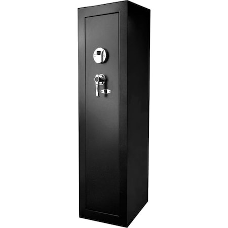 Barska Rifle & Gun Safe, Biometric Lock, 106 lb, 5.5 cu ft, Not Rated AX11898
